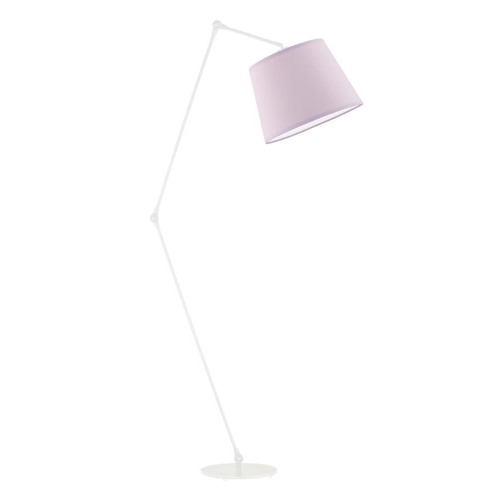 Lampa podłogowa LYSNE Manila, 60 W, E27, jasnofioletowa/biała, 177x60 cm