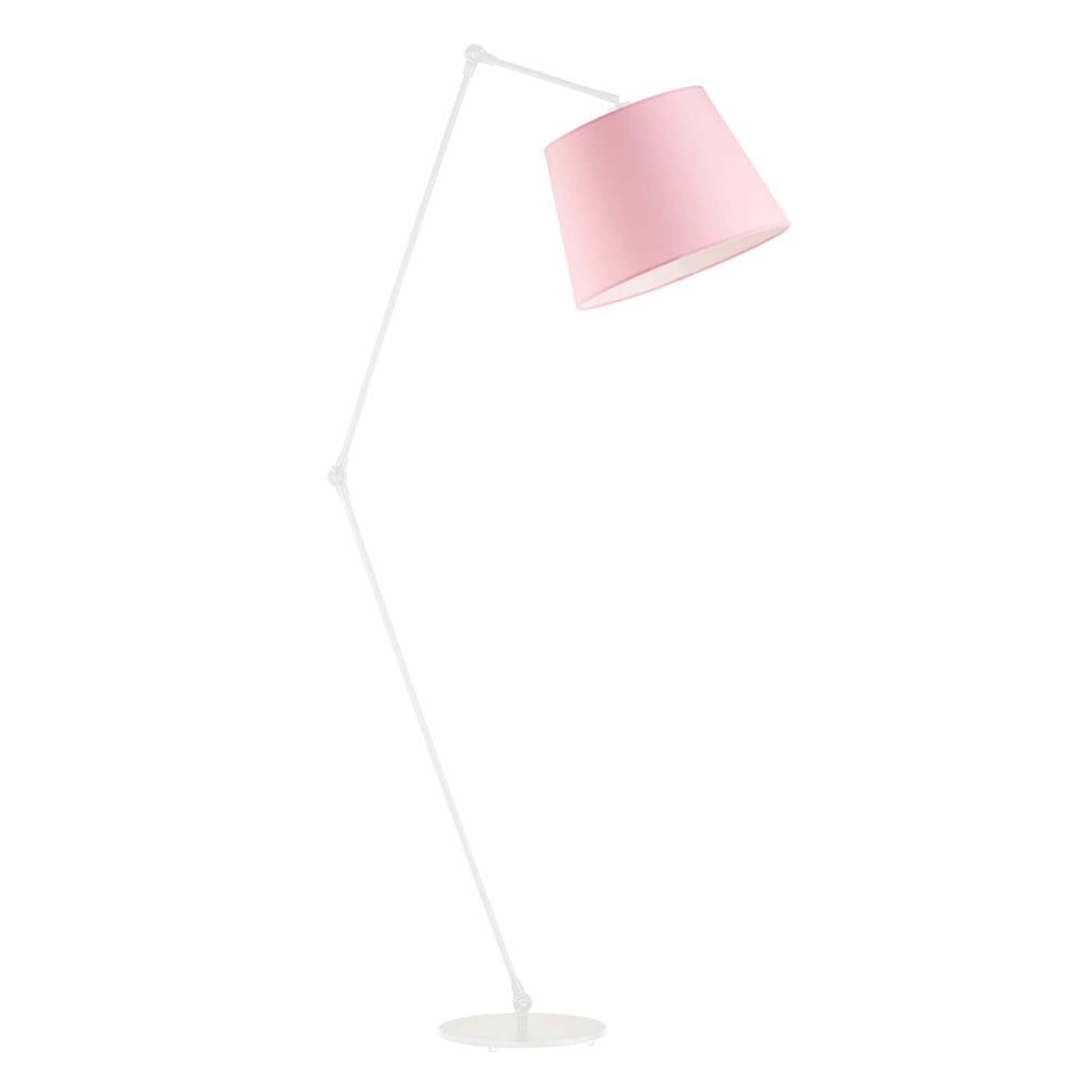 Lampa podłogowa LYSNE Manila, 60 W, E27, jasnoróżowa/biała, 177x60 cm