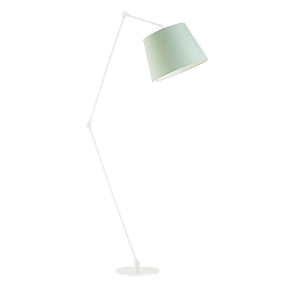 Lampa podłogowa LYSNE Manila, 60 W, E27, miętowa/biała, 177x60 cm
