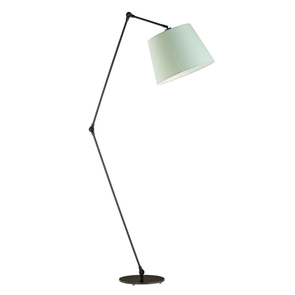Lampa podłogowa LYSNE Manila, 60 W, E27, miętowa/czarna, 177x60 cm