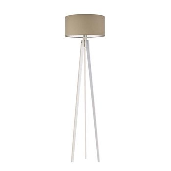Lampa podłogowa LYSNE Miami, 60 W, E27, beżowo-biała, 148x40 cm - LYSNE