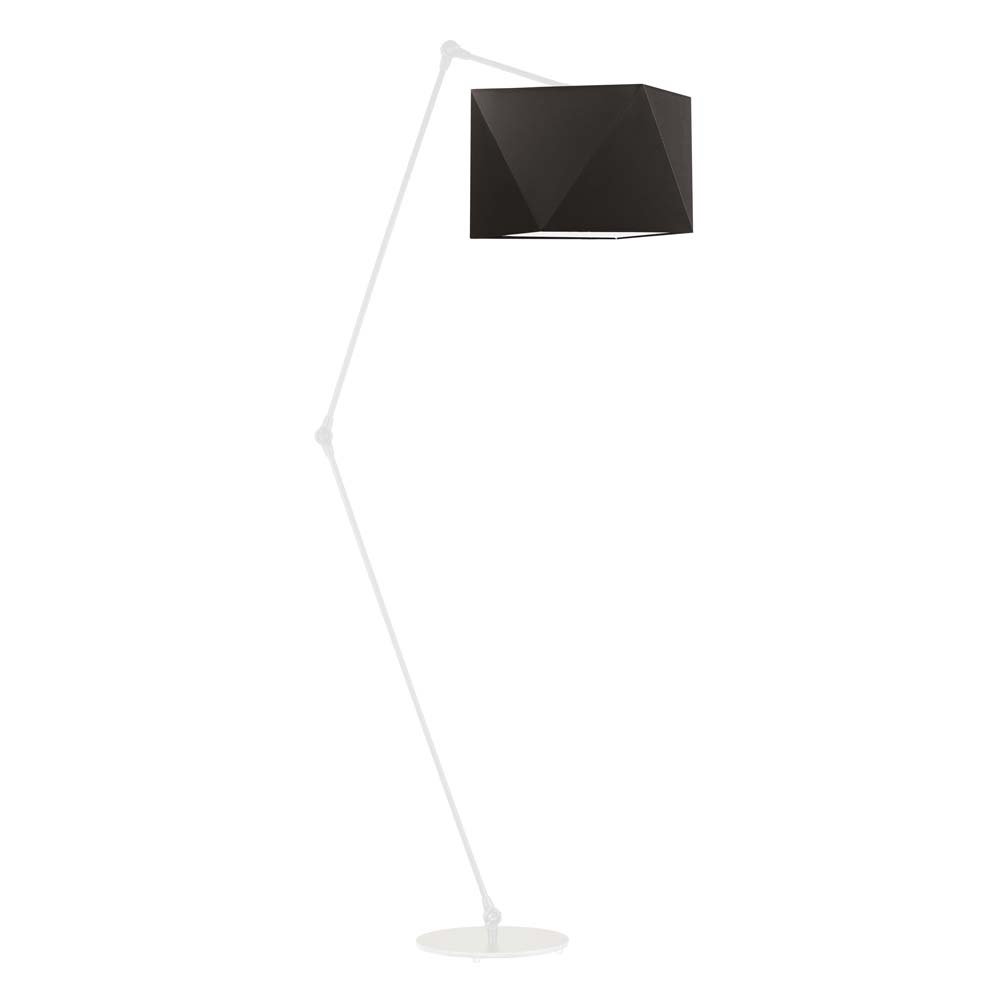 Lampa podłogowa LYSNE Osaka, 60 W, E27, brązowa/biała, 177x60 cm