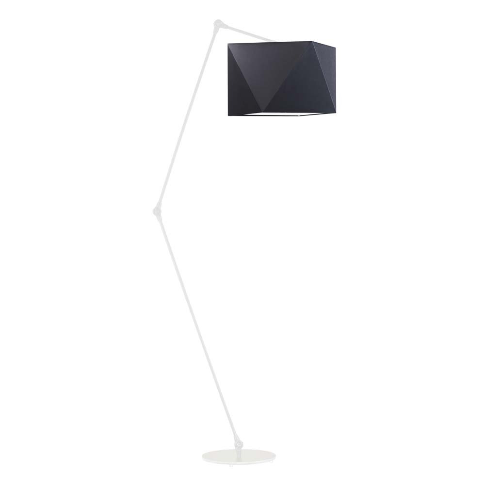 Lampa podłogowa LYSNE Osaka, 60 W, E27, czarna/biała, 177x60 cm
