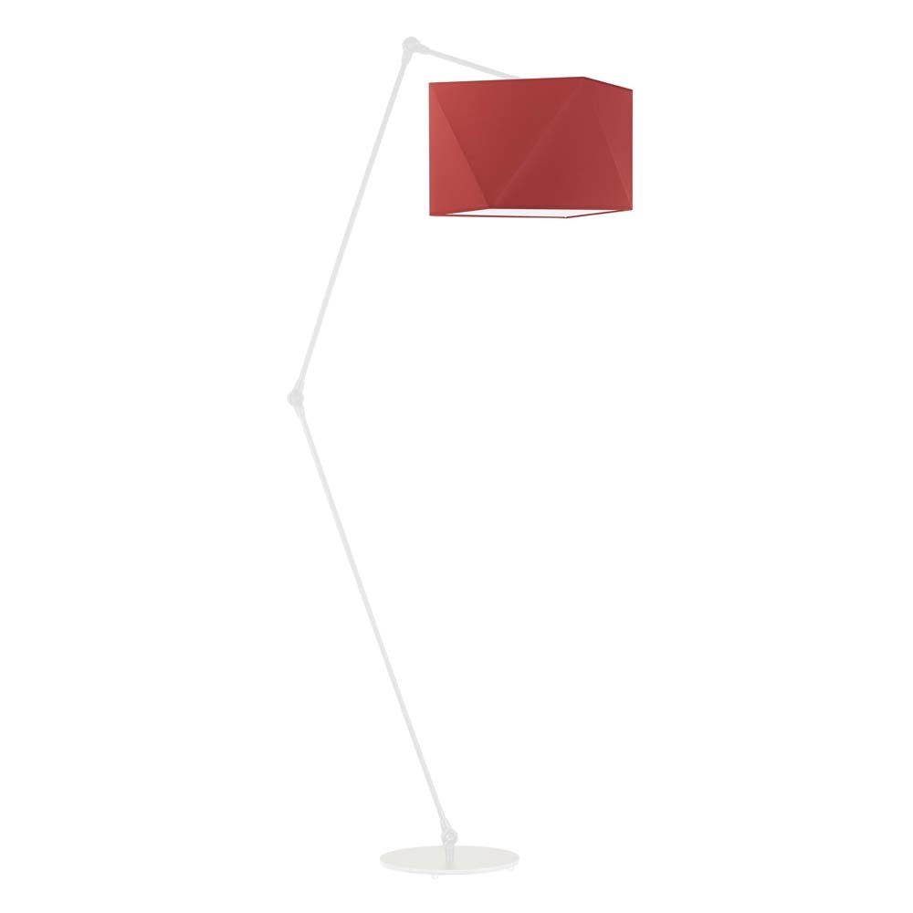 Lampa podłogowa LYSNE Osaka, 60 W, E27, czerwona/biała, 177x60 cm