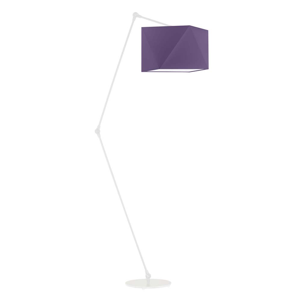 Lampa podłogowa LYSNE Osaka, 60 W, E27, fioletowa/biała, 177x60 cm