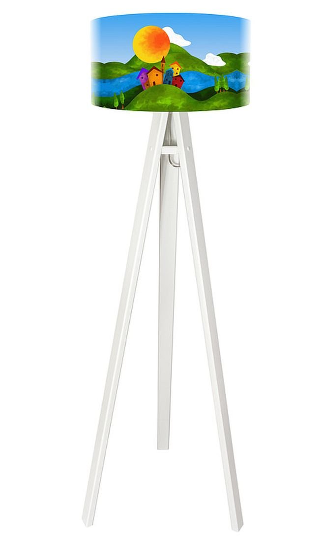 Zdjęcia - Żyrandol / lampa Lampa podłogowa MACODESIGN Bajkowa dolinka tripod-foto-066p-w, 60 W