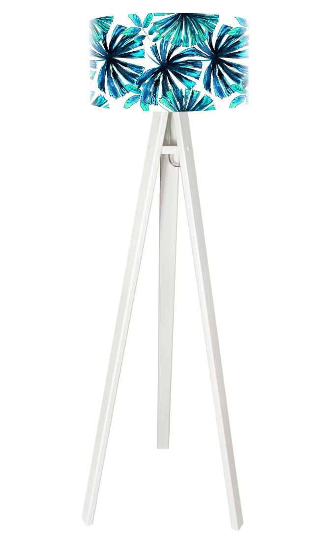 Zdjęcia - Żyrandol / lampa Palma Lampa podłogowa MACODESIGN Niebieska  tripod-foto-423p-w, 60 W 