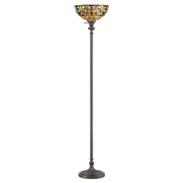 Lampa podłogowa QZ/KAMI/UL KAMI QUOIZEL, różnokolorowa, 100 W