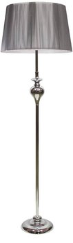 Lampa podłogowa srebrna nitkowy abażur 60W Gillenia Candellux 51-11947 - Candellux