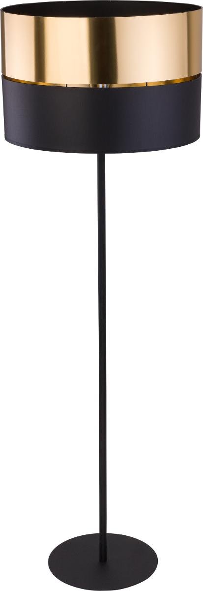 TK Lighting Tk Lighting Lampa Podłogowa Hilton, 1Xe27, Czarno-Złota, 150X50 Cm