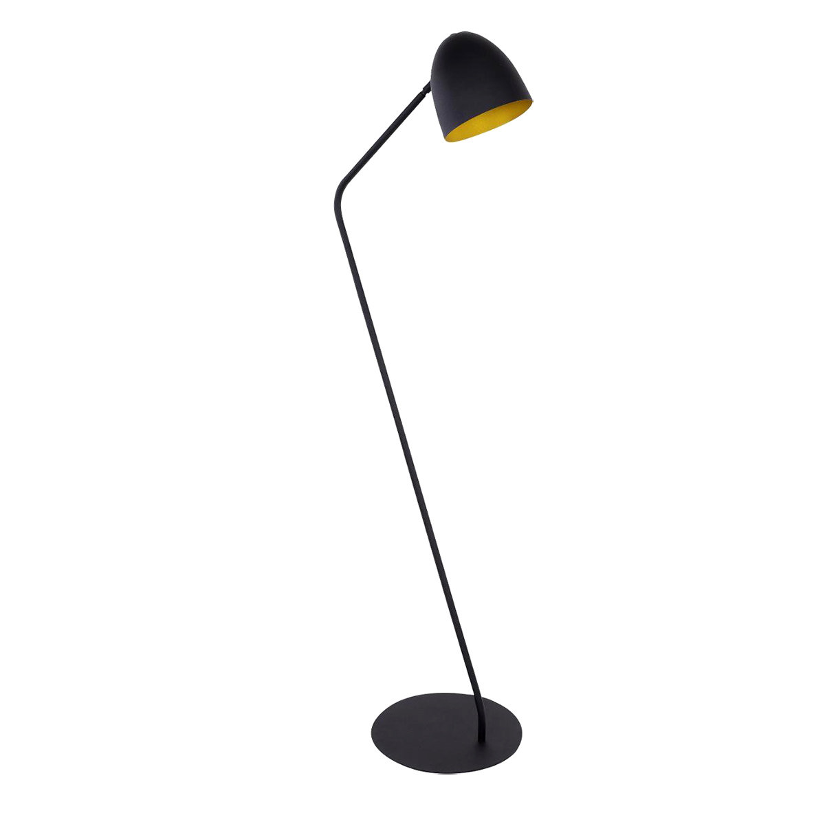 Lampa podłogowa TK LIGHTING Soho, 60 W, E27, czarna, 146x60x33 cm