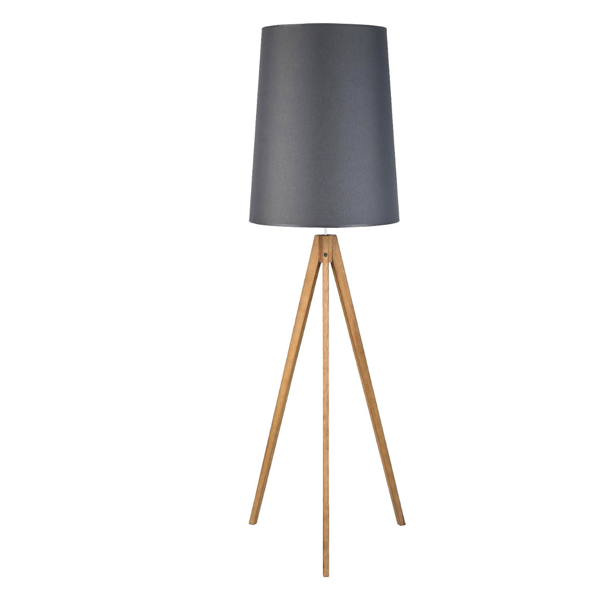 TK Lighting Tk Lighting Lampa Podłogowa Walz, Szara, E27