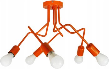 LAMPA POMARAŃCZOWA SUFITOWA DLA DZIECI WISZĄCA ŻYRANDOL DZIECIECY LED E27 - MODERNO
