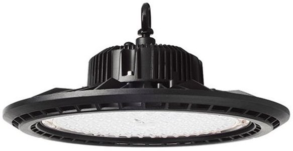 Lampa przemysłowa LED HBJ100NW 100W okrągła czarna