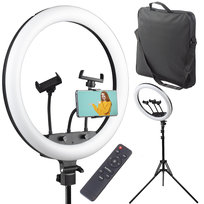 Lampa Ring Hologlam 45cm 60W + statyw torba