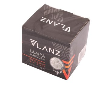 Lampa robocza okrągła mini 12W 4 LED GLANZ - Inny producent