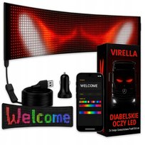 LAMPA SAMOCHODOWA PASEK LED 59X12CM DIABELSKIE OCZY LED OCZY CIĘŻARÓWKI