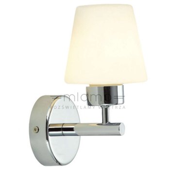 LAMPA ścienna LEE ML6383 Milagro szklana OPRAWA kinkiet chrom biały - Milagro