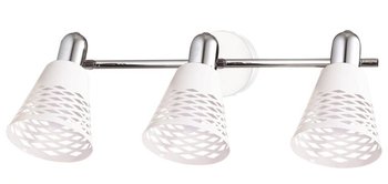 Lampa Ścienna Sufitowa Kinkiet Chrob/Biały 3X40W E14 Discovery 93-62178 - Candellux Lighting