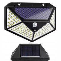 LAMPA SOLARNA 100 LED Z CZUJNIKIEM ZMIERZCHU RUCHU