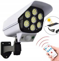 LAMPA SOLARNA 2w1 ATRAPA KAMERY LED Czujnik Ruchu Zmierzchu 475 Inna marka