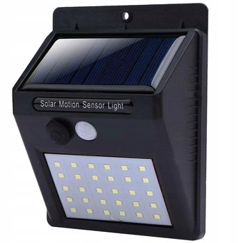 Lampa Solarna 30Led Z Czujnikiem Ruchu I Zmierzchu - VERK GROUP
