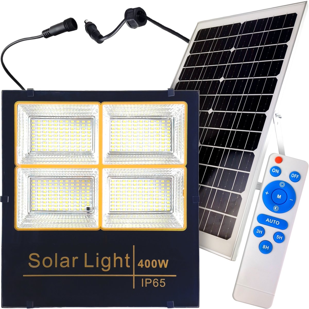 Фото - Прожектор / світильник Solar LAMPA SOLARNA 400W MOCNA  Z CZUJNIKIEM ZMIERZCHU COB PILOT IP65 LED 