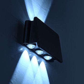 Lampa solarna Alf EKO9100 Ekolight LED 4W 6000K elewacyjna IP54 czarna - Milagro