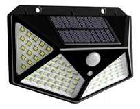 LAMPA SOLARNA LED HALOGEN CZUJNIK RUCHU 100 LED