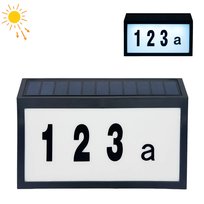 Lampa solarna LED podświetlająca numer domu NUMERO 329493 POLUX