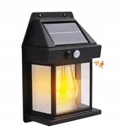 Lampa Solarna LED z Czujnikiem Ruchu i Zmierzchu Kinkiet Latarenka E27