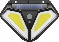 LAMPA SOLARNA Na Ścianę Halogen LED COB Z CZUJNIKIEM Ruchu Zmierzchu 1493