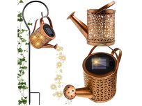 Lampa Solarna Ogrodowa Konewka Led Ozdobna Wbijana Girlanda