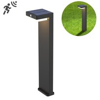 Lampa solarna ogrodowa stojąca LED z czujnikiem ruchu z USB MALI 329424 POLUX-GOLDLUX