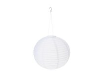 Lampa solarna ogrodowa wisząca lampion ogrodowy solarny wiszący do ogrodu na balkon kula ledowa LED – wisząca 40 cm