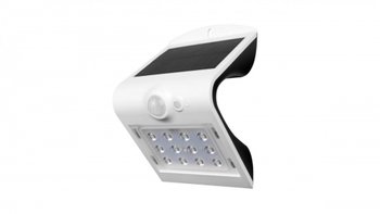 Lampa Solarna Ścienna LED z czujnikiem ruchu VT-767 1.5W 220lm Biało/Czarny IP65 8276 - V-TAC