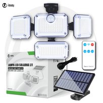 LAMPA SOLARNA LED ZEWNĘTRZNA Z CZUJNIKEM RUCHU I ZMIERZCHU + PILOT ISAJ LI1