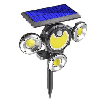 Lampa Solarna Wbijana Ścienna Cob-104 Z Czujnikiem Ruchu I Zmierzchu - Inny producent