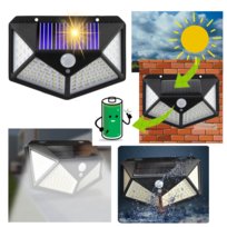 Lampa Solarna Z Czujnikiem Ruch Zmierzchu Led Zewnętrzna Ogrodowa 600Lm