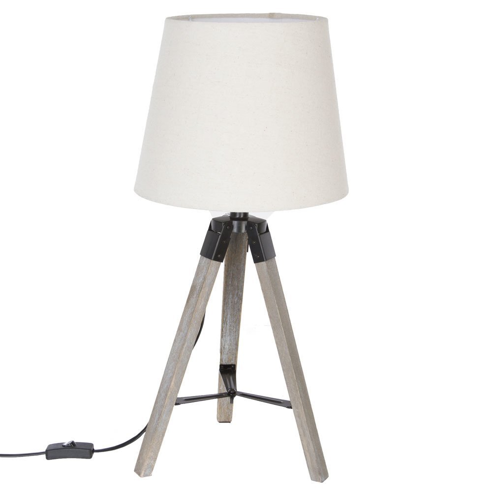 Lampa stojąca ATMOSPHERA, drewno, 28x58 cm