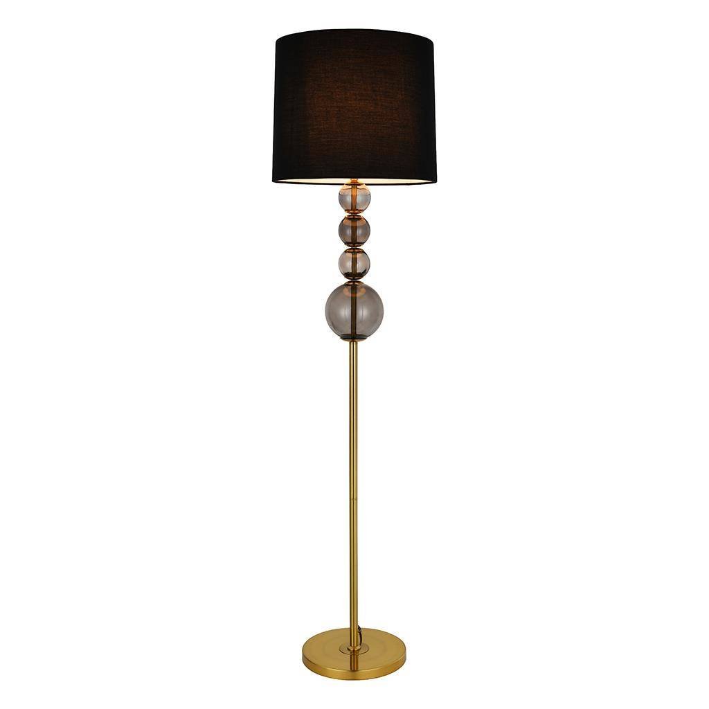 Zdjęcia - Żyrandol / lampa Mona Lampa stojąca  złota czarna 