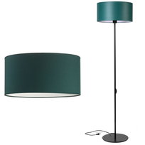 Lampa stojąca podłogowa LOFT ABAŻUR zielony