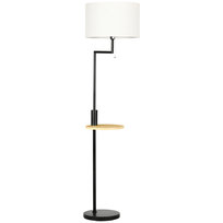 Lampa stojąca z półką, 40W, USB
