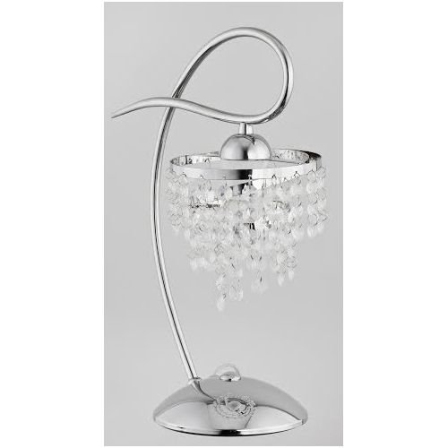 Lampa stołowa ALFA Diana 18998, E14, srebrna