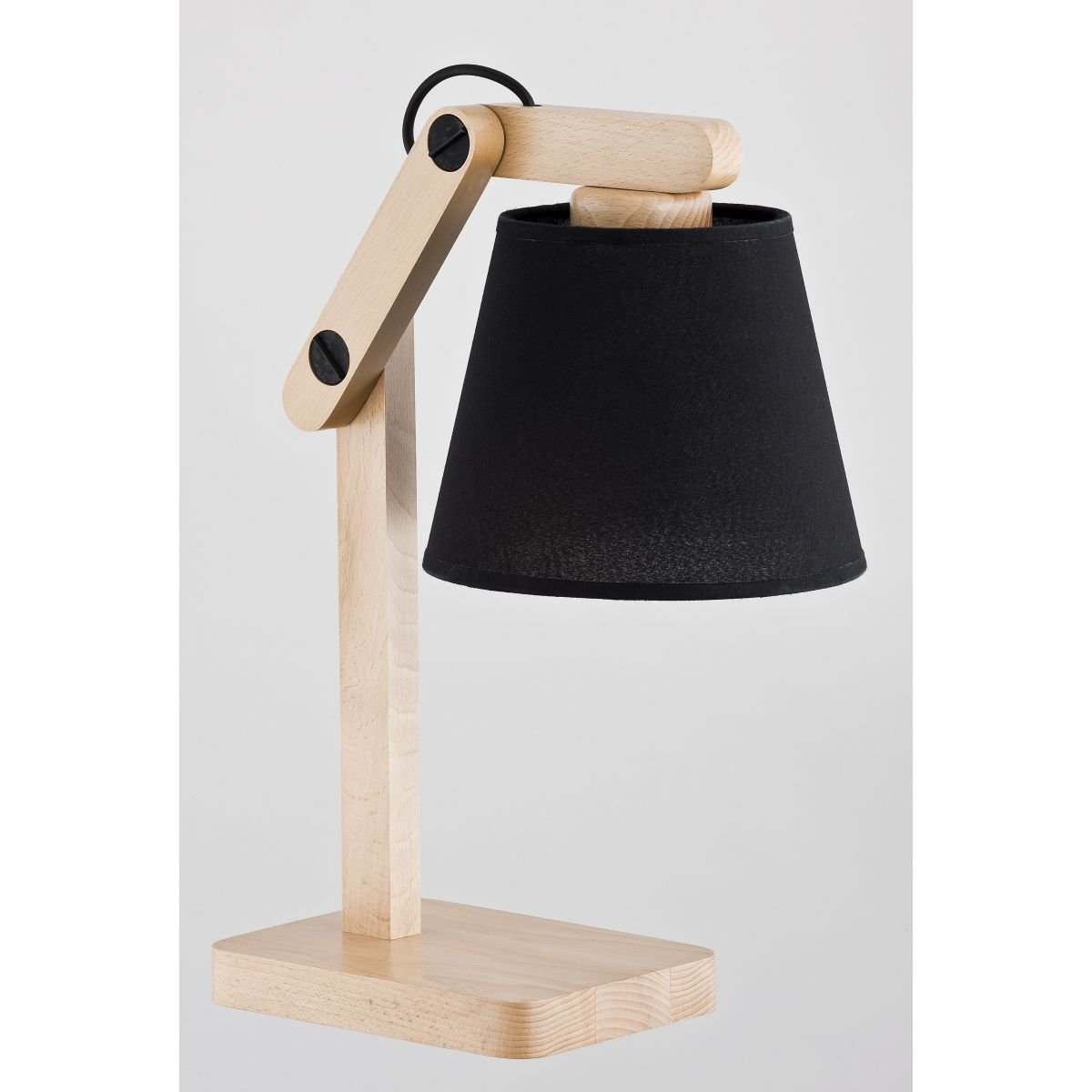 Lampa stołowa ALFA Joga 22718, E27, czarna