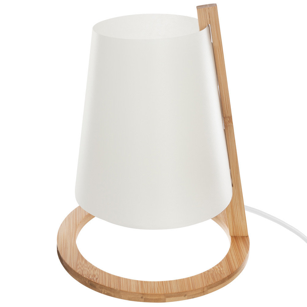 Lampa stołowa ATMOSPHERA CREATEUR D'INTERIEUR, biała, 20x26 cm
