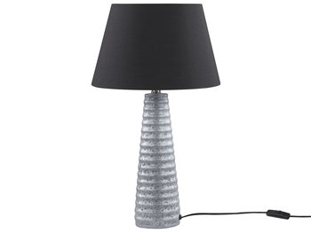 Lampa stołowa ceramiczna srebrna VILNIA - Beliani