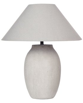 Lampa stołowa ceramiczna szara GRALIWDO - Beliani