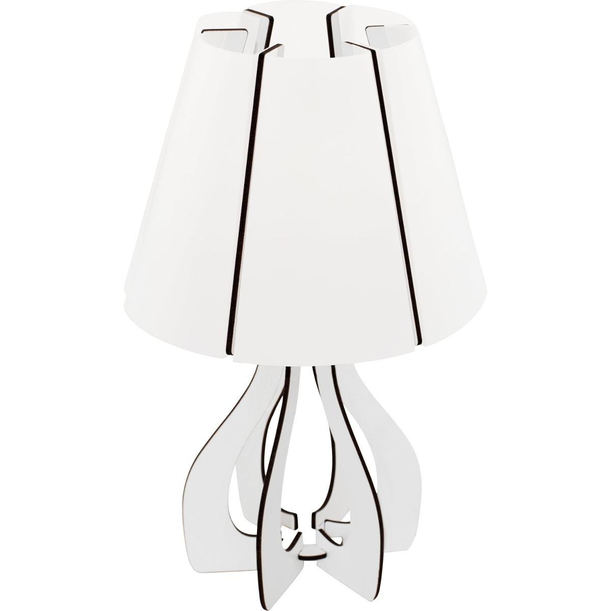 Lampa stołowa EGLO Cossano 95796, E14, biała