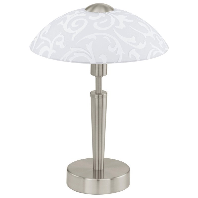 Lampa stołowa EGLO Solo 91238, E14, srebrna